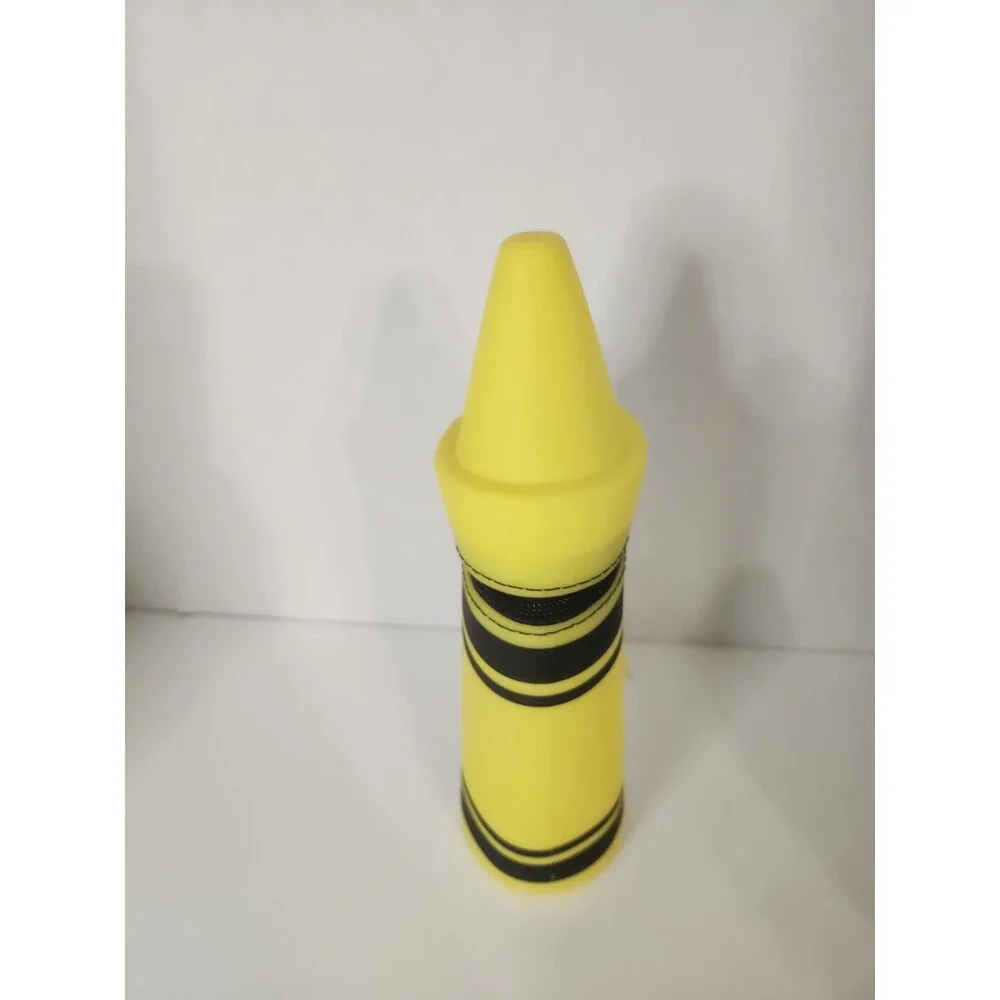 Crayon Shape Rubber Pencil Pouch - NEW